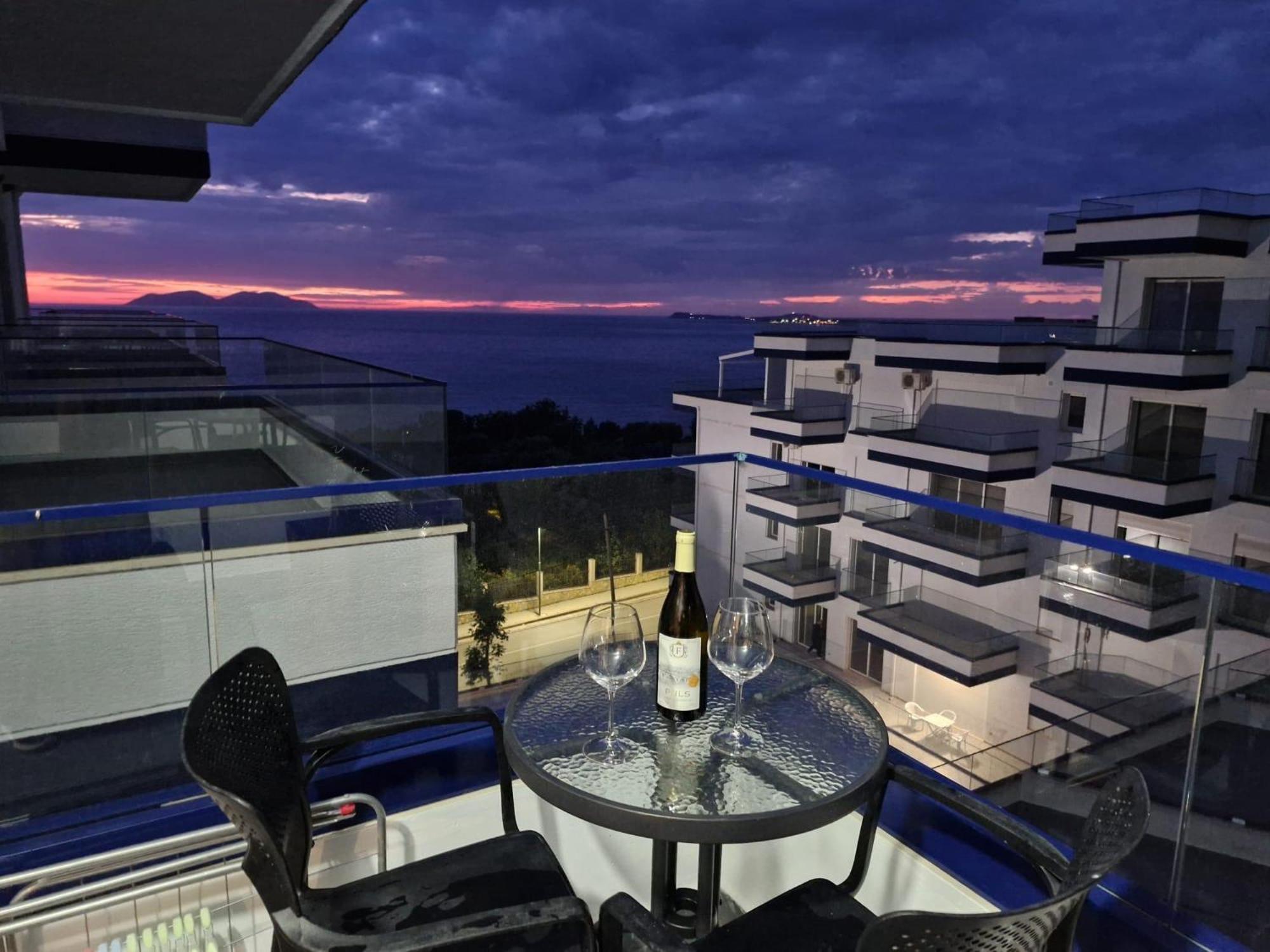 Sunset Vista Retreat Apartamento Vlorë Exterior foto